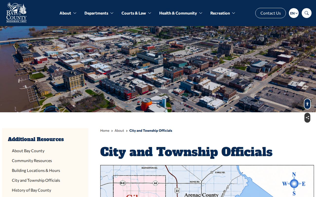 Bay City court docket source for county city and township officials